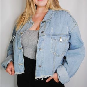Plus Size Denim Jacket